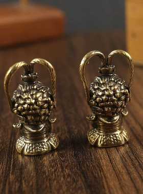 新款直销复古手工纯铜猴子钥匙挂件黄铜齐天大圣挂饰吊坠斗战圣佛