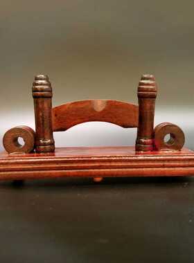 新款直销义和扇扇座扇托木制扇架定做折扇木座定制2色可选团扇座8