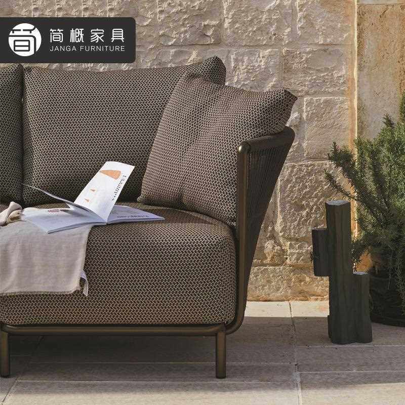 新款直销北欧户外藤编藤椅沙发休闲庭院组合露台设计师花园别墅室,淘宝优惠券,粉丝福利购,淘宝优惠卷