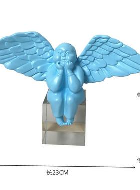 新款直销创意工艺品北欧小天使摆件现代简约时尚客厅儿童房家居装