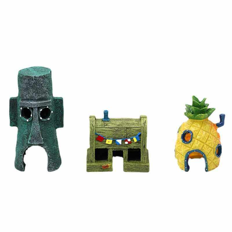 新款直销现货卡通海底世界避难屋鱼缸造景水族箱装饰品鱼虾树脂躲,淘宝优惠券,粉丝福利购,淘宝优惠卷