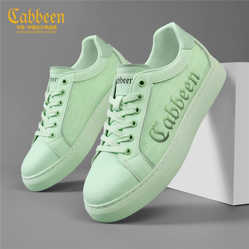 卡宾男鞋休闲秋季ins潮流小白鞋2025年新款韩版百搭低帮休闲板鞋 - 图2