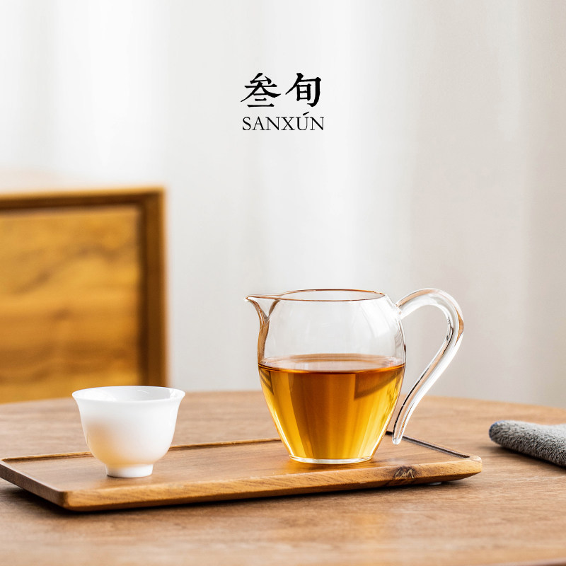 叁旬高档玻璃公道杯加厚耐热匀杯家用分茶器茶海泡茶功夫茶具配件,淘宝优惠券,粉丝福利购,淘宝优惠卷