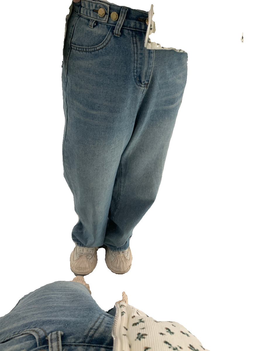 小胖噔大码胖mm阔腿牛仔裤女春夏新款高腰宽松显瘦梨形身材拖地裤,淘宝优惠券,粉丝福利购,淘宝优惠卷