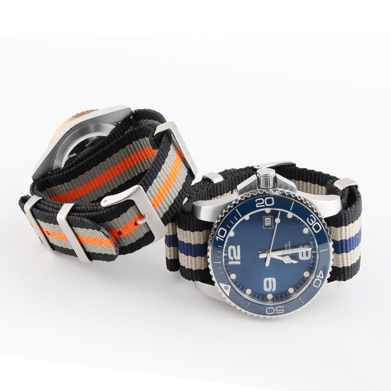 尼龙帆布nato欧米茄帝舵劳力士海马 中福瑞手表配件