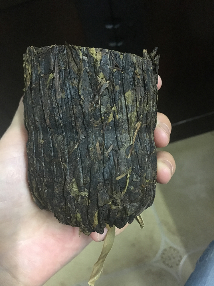 16两黑茶十两茶500g金花黑茶安化黑茶小千两茶十六两茶1斤包邮促 - 图2