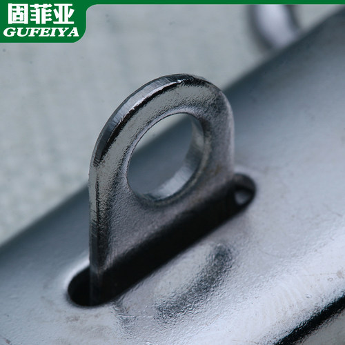 铁搭扣带锁孔鸭嘴扣工具箱锁扣木箱弹簧锁扣箱体固定器挂锁铁卡扣 - 图2