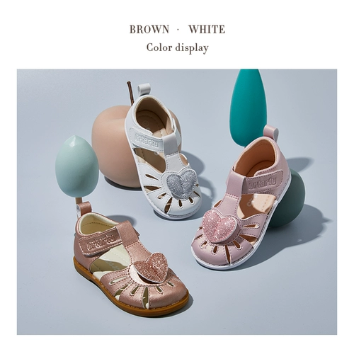 Сандалии, летние милые детские туфли для принцессы, коллекция 2021, мягкая подошва