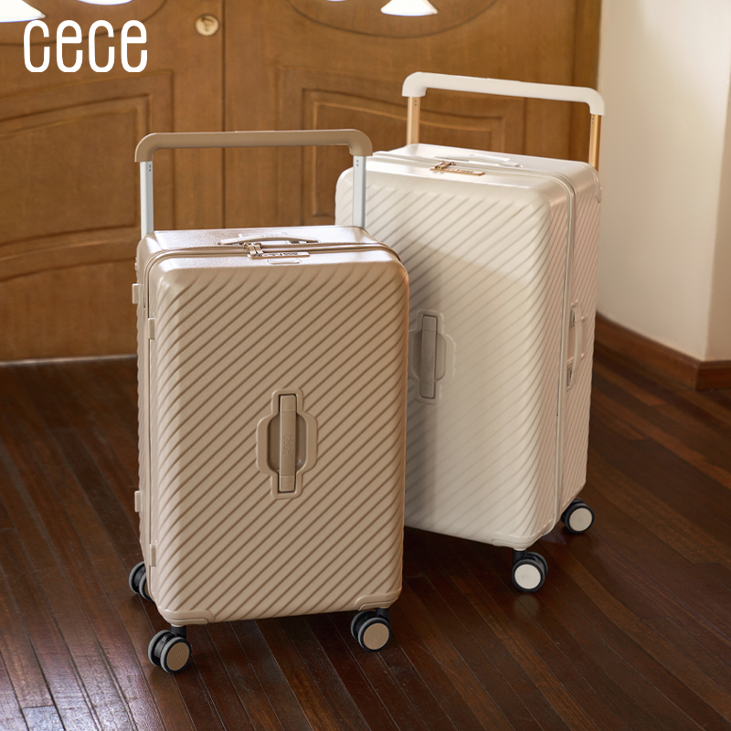 CECE2024新款行李箱女学生大容量拉杆旅行密码皮箱男加厚结实耐用