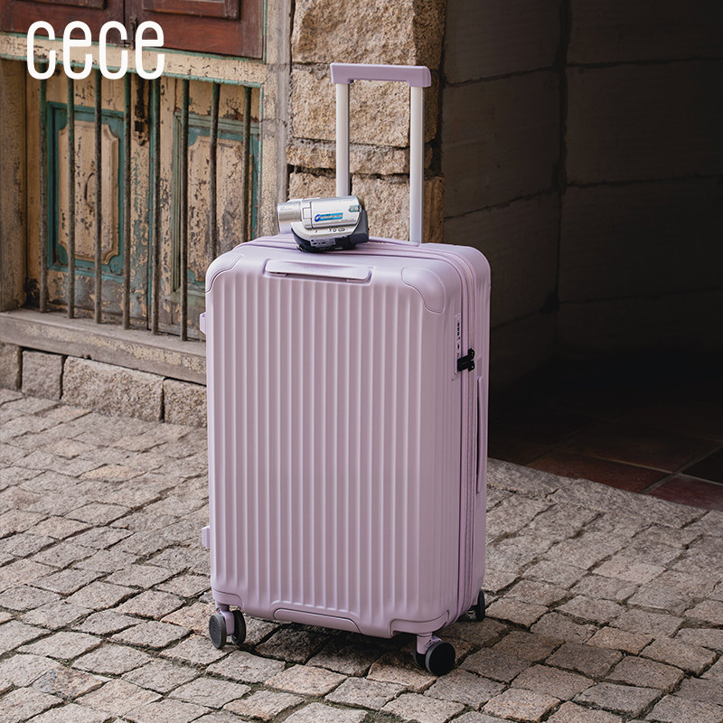CECE可扩展大容量行李箱女拉杆登机旅行密码箱结实耐用箱子登机箱,淘宝优惠券,粉丝福利购,淘宝优惠卷