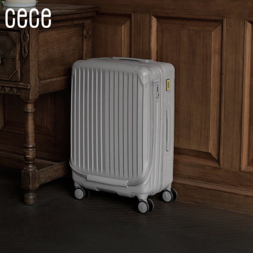【新品】CECE轻量化前开仓便携登机行李箱可扩展大容量旅行密码箱 - 图2