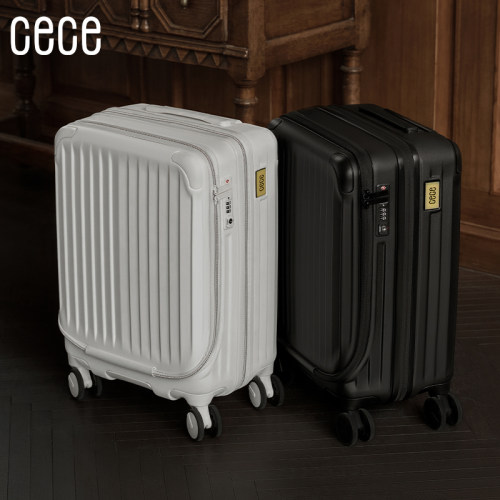 【新品】CECE轻量化前开仓便携登机行李箱可扩展大容量旅行密码箱 - 图3