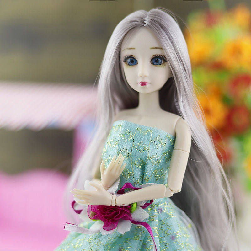 3d真眼新品婚纱芭比娃娃公主20素体 宇汐母婴娃娃/配件