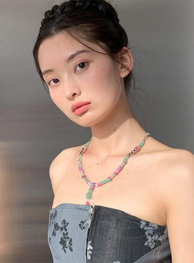 后摇新品新中式玉石项链