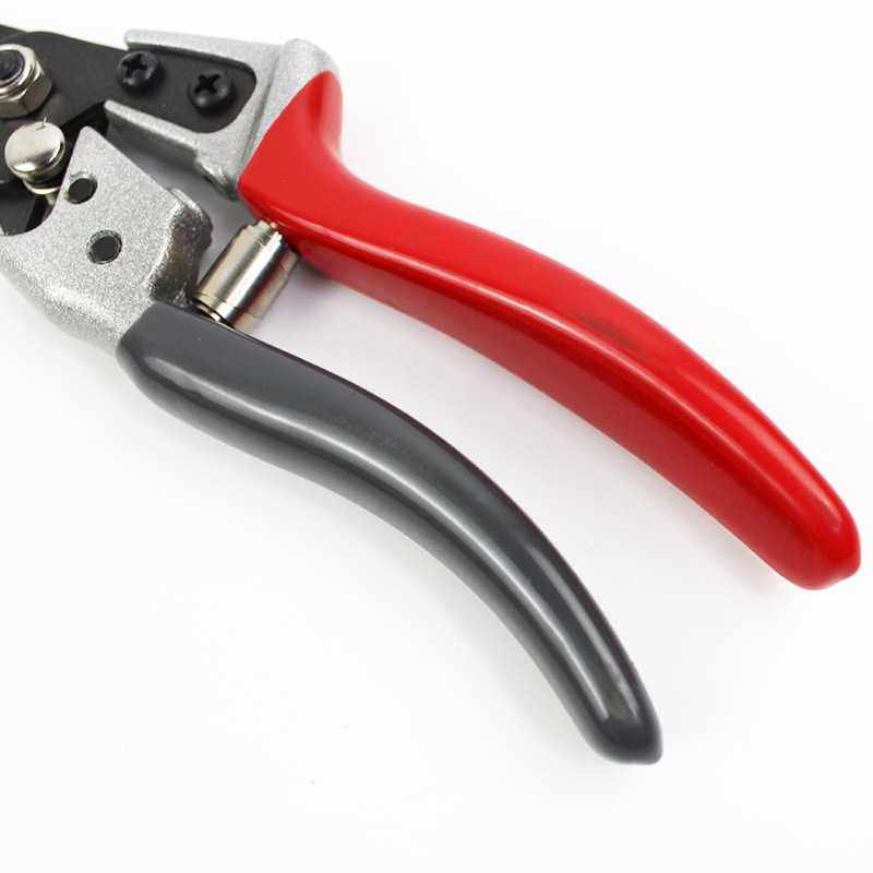 新款直销五金园林工具果枝剪子省力家用灰红柄沾塑园艺花枝剪果树,淘宝优惠券,粉丝福利购,淘宝优惠卷