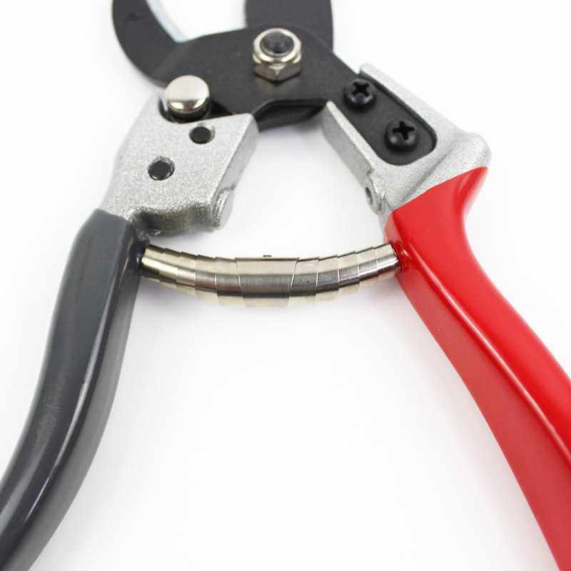 新款直销五金园林工具果枝剪子省力家用灰红柄沾塑园艺花枝剪果树,淘宝优惠券,粉丝福利购,淘宝优惠卷