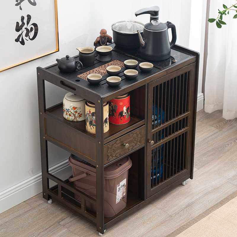 新款直销移动茶水柜家用茶台茶桌小茶车茶几边几茶具盘套装烧水壶,淘宝优惠券,粉丝福利购,淘宝优惠卷