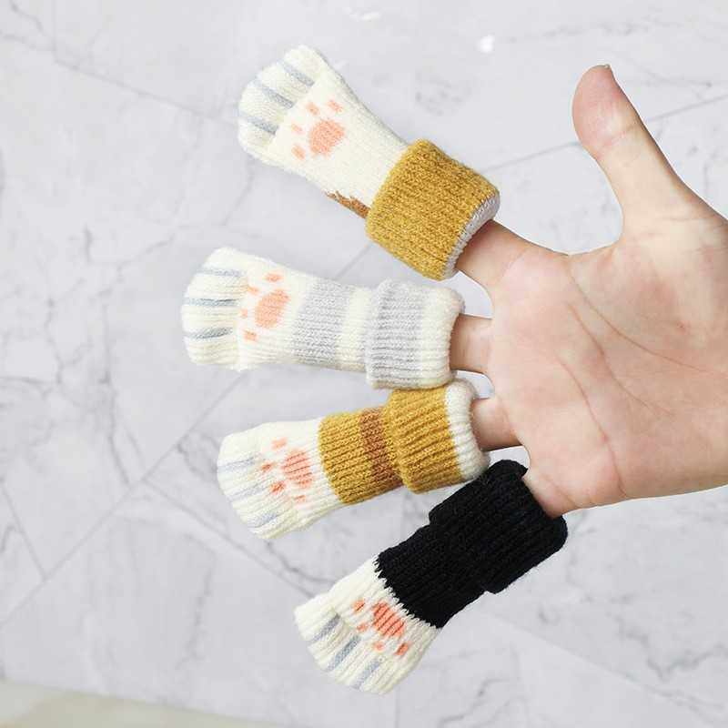 新款直销硅胶款椅子脚套保护凳子脚套脚垫猫咪肉球双层加厚针织桌,淘宝优惠券,粉丝福利购,淘宝优惠卷