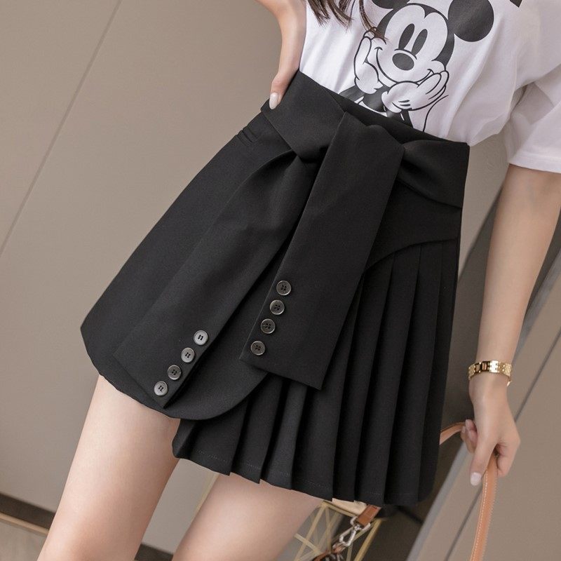 2020新款dvz韩版不规则西装半身裙 蕾梵莎半身裙