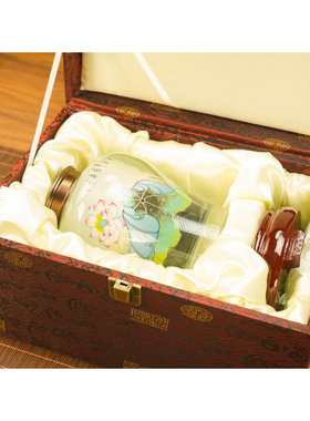 《内画茶叶罐》摆件存茶叶桌面