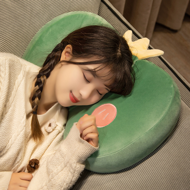 记忆棉小枕头可爱午睡神器午休趴趴枕办公室睡觉抱枕女生趴睡枕头 - 图1