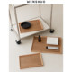 WENSHUO Simple Wooden Pallet Eat Afternoon Tea for One Person