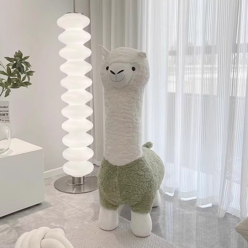 羊驼座椅客厅摆件动物座椅换鞋凳儿童沙发休闲椅坐凳动物凳子卡通,淘宝优惠券,粉丝福利购,淘宝优惠卷