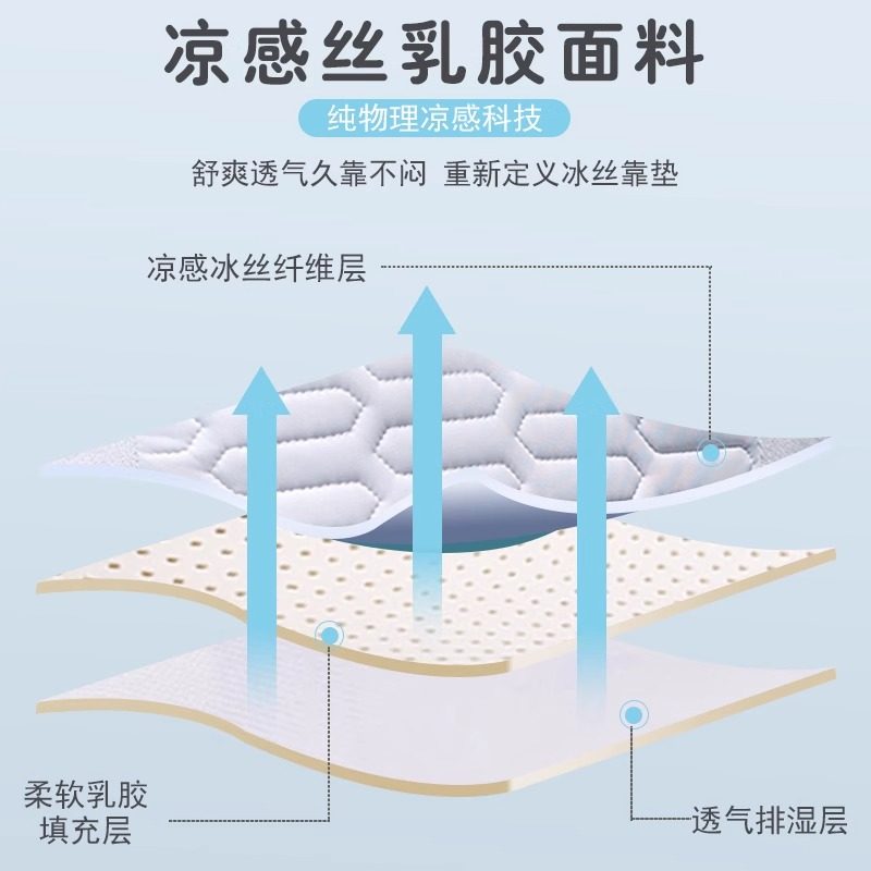 乳胶床头靠垫软包护腰靠枕大靠背孕妇沙发抱枕宿舍床上看书枕头夏,淘宝优惠券,粉丝福利购,淘宝优惠卷