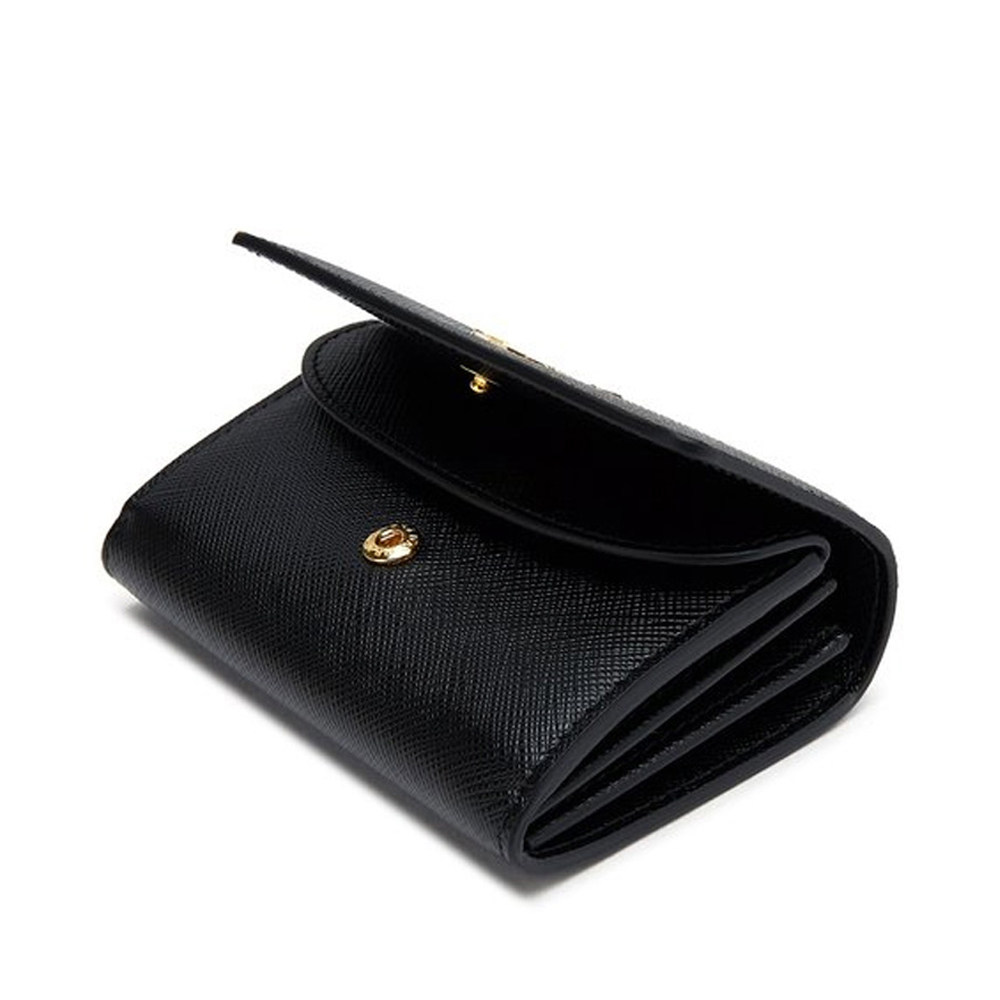 【直营】prada女士牛皮时尚翻盖钱包 天猫国际时尚直营钱包