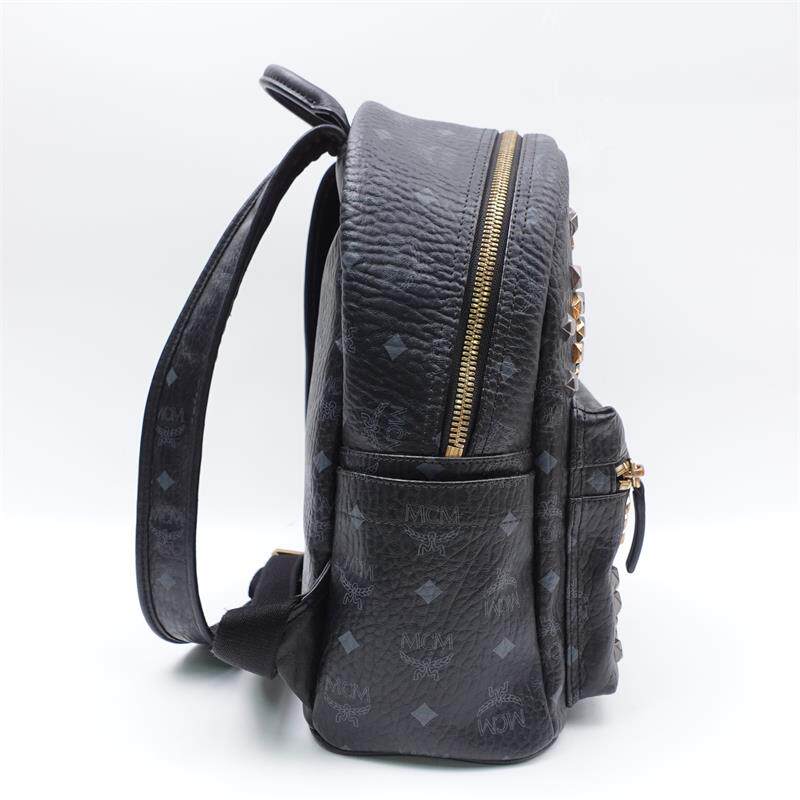 【自营】中古95新MCM Stark Visetos 双肩包 - 图0