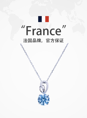 leqiyuan纯银锆石锁骨链礼物女