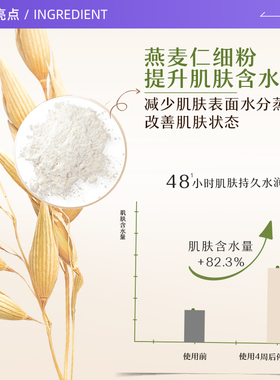 艾维诺天然燕麦保湿身体乳354ml