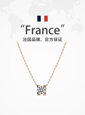 单钻项链女气质轻奢高级感锁骨链