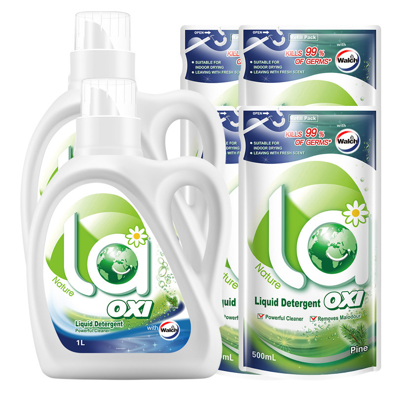 【自营】la有氧洗威露士洗衣液8斤套装（多规格可选）/松木清香