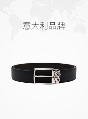 【自营】FERRAGAMO/菲拉格慕男士FW26牛皮革商务简约针扣腰带皮带