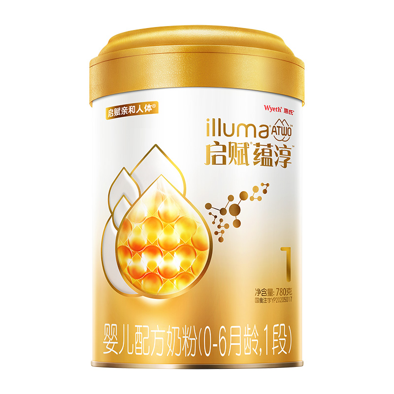 天猫国际进口超市【直营】惠氏启赋蕴淳1段0-6月婴儿配方奶粉780g/罐爱尔兰进口1