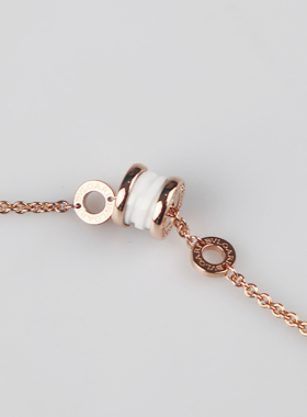 【自营】中古95新BVLGARI(宝格丽)B.ZERO 1白陶瓷手链