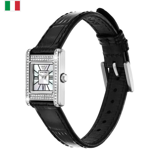 【自营】Armani阿玛尼手表满天星小方表复古优雅女表AR11660方形 - 图2