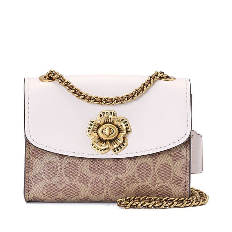 【自营】coach女士parker小号斜挎包 天猫国际自营时尚范女士包袋