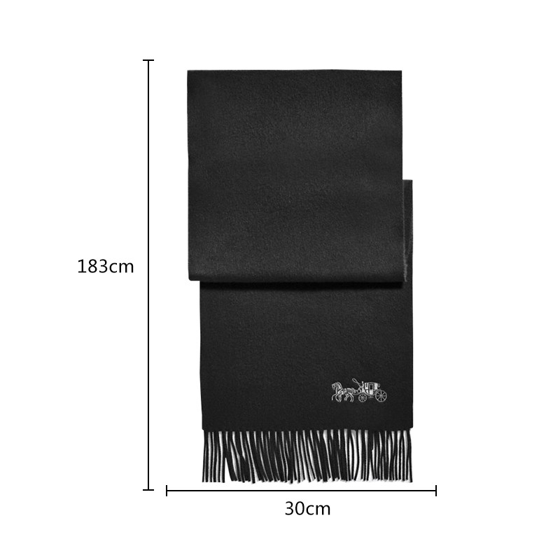 天猫国际进口超市【直营】 蔻驰 COACH 女士Scarf纯色羊绒长围巾F76393冬季新款0