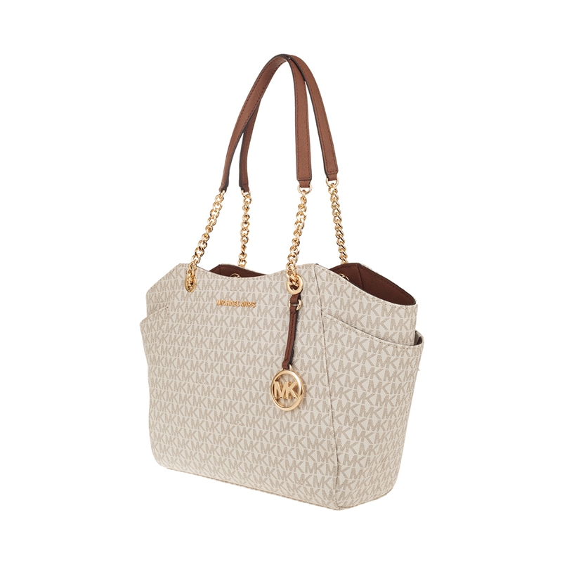 天猫国际进口超市国内现货【直营】Michael Kors MK女士单肩手提包PVC链条托特包35F8GTVE7B2