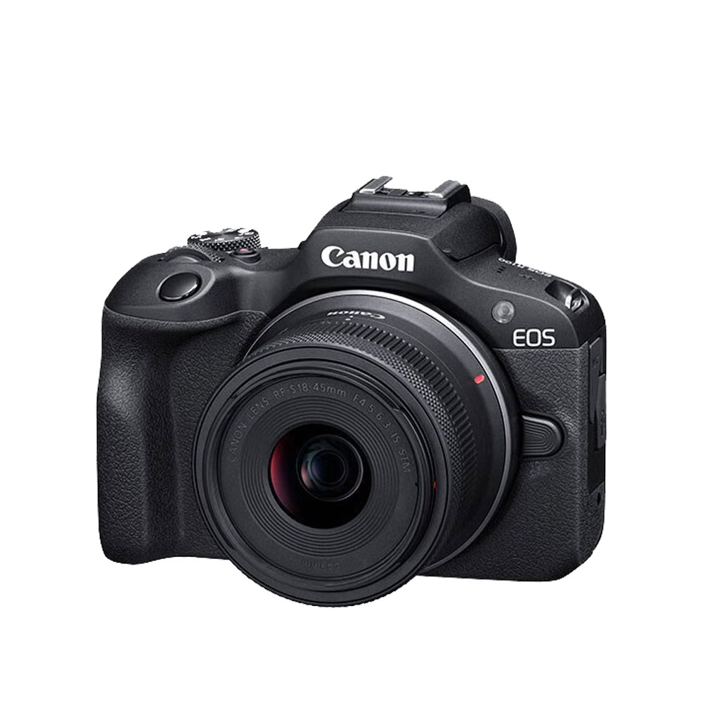 【自营】Canon/佳能 EOS R100 RF-S18-45 STM数码入门级微单相机 - 图1