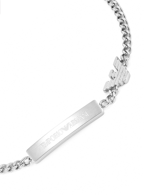 【自营】春季新品Armani阿玛尼男士项链意思呢钢质简约男生礼物