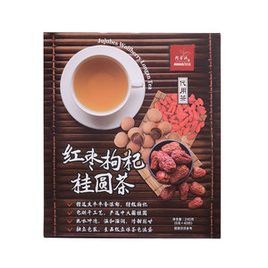 【自营】阿华师桂圆红枣枸杞茶袋泡茶40包花茶茶包代用茶桂花组合