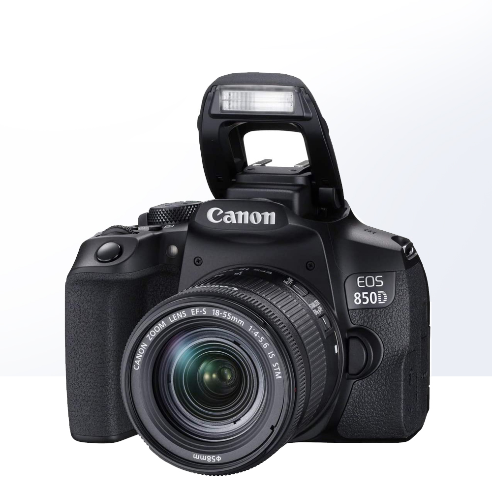 【自营】Canon/佳能EOS 850D单反相机 连 EF-S 镜头高清照相机 - 图1