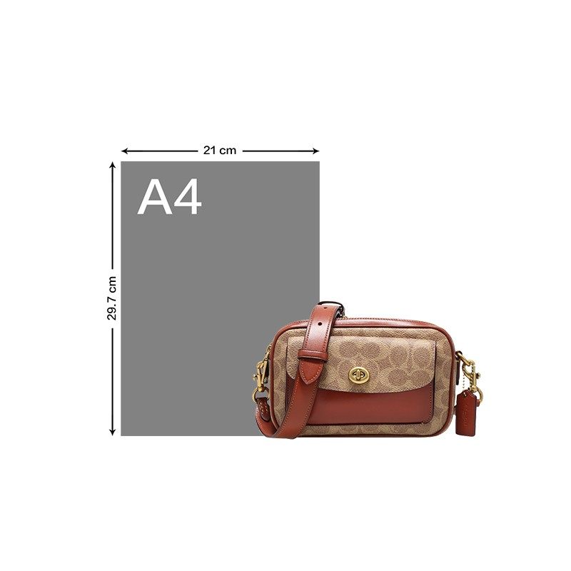 【直营】coach女士willow配皮相机包 天猫国际时尚直营女士包袋