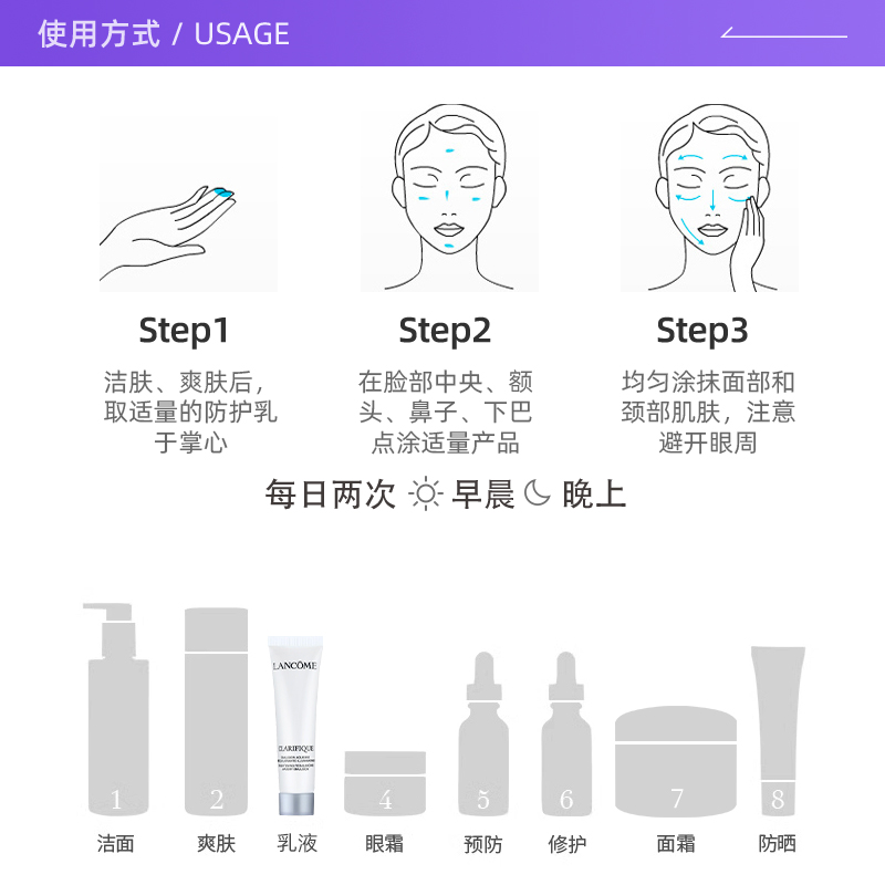 【自营】Lancome/兰蔻极光乳15ml旅行装烟酰胺美白保湿焕亮乳液