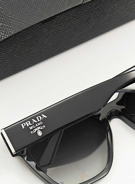 普拉达蝶形字母logo墨镜