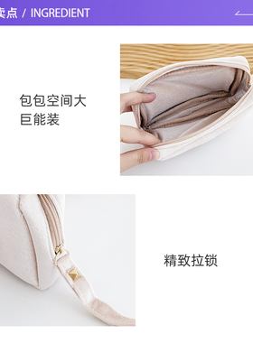 【自营】华伦天奴化妆包便携小包手拿收纳包化妆包周边物料