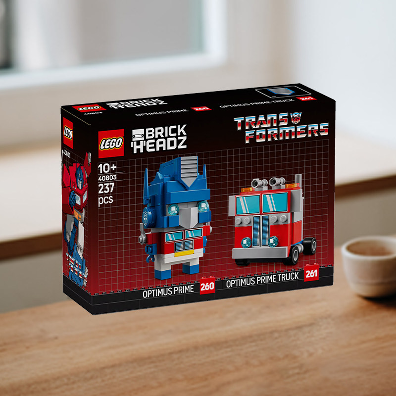 【自营】LEGO乐高方头仔40803变形金刚擎天柱男女孩儿童积木玩具,淘宝优惠券,粉丝福利购,淘宝优惠卷